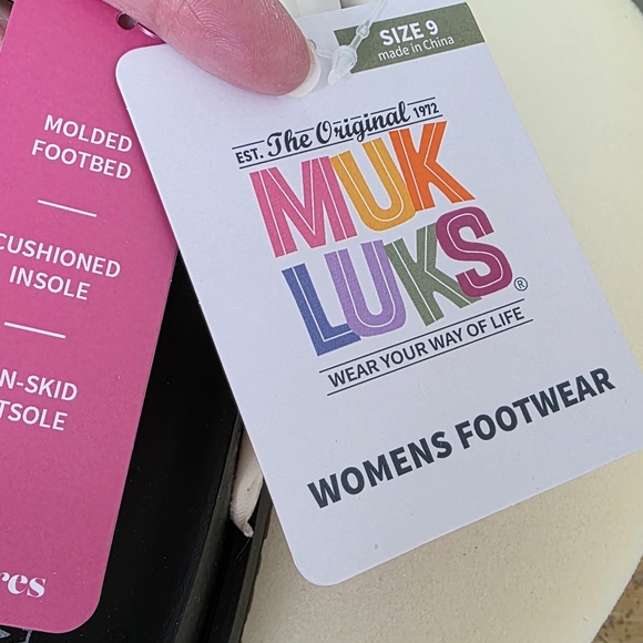 MUK LUKS Women's Tidal Wave Sandals - White - Size 9 - NEW IN BOX! - Picture 10 of 13